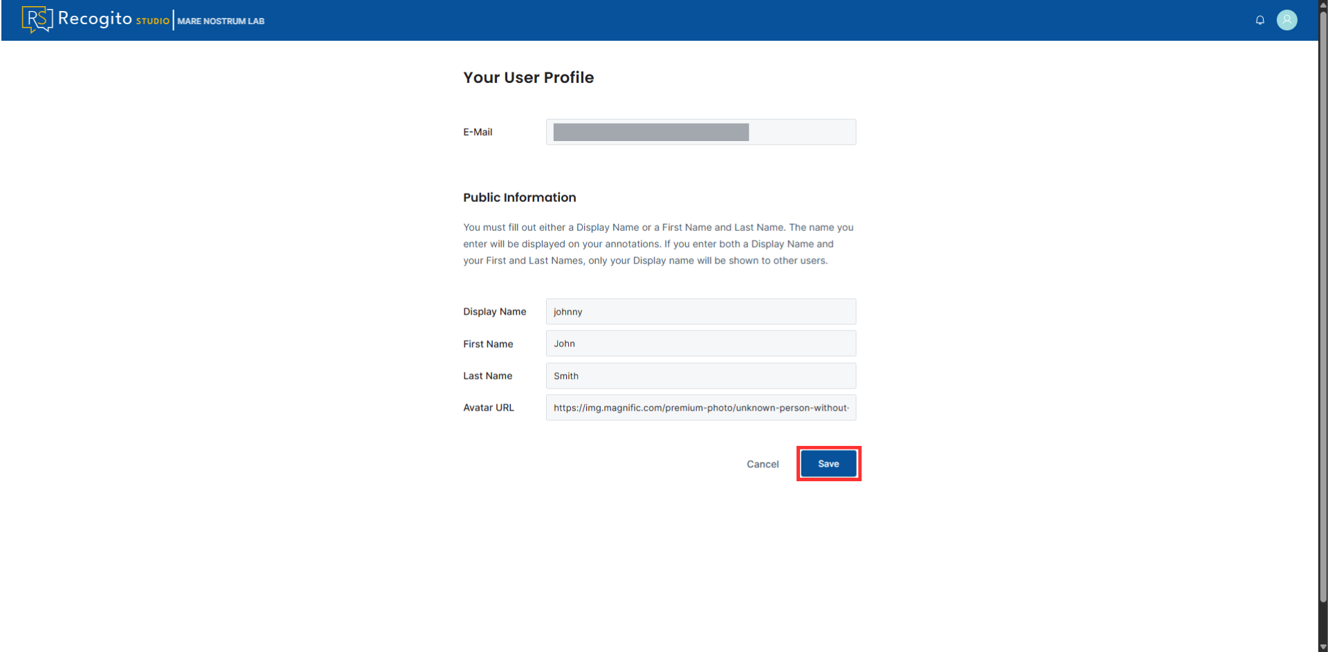 Personal data