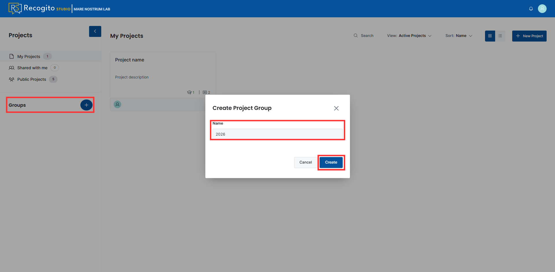 Create Groups