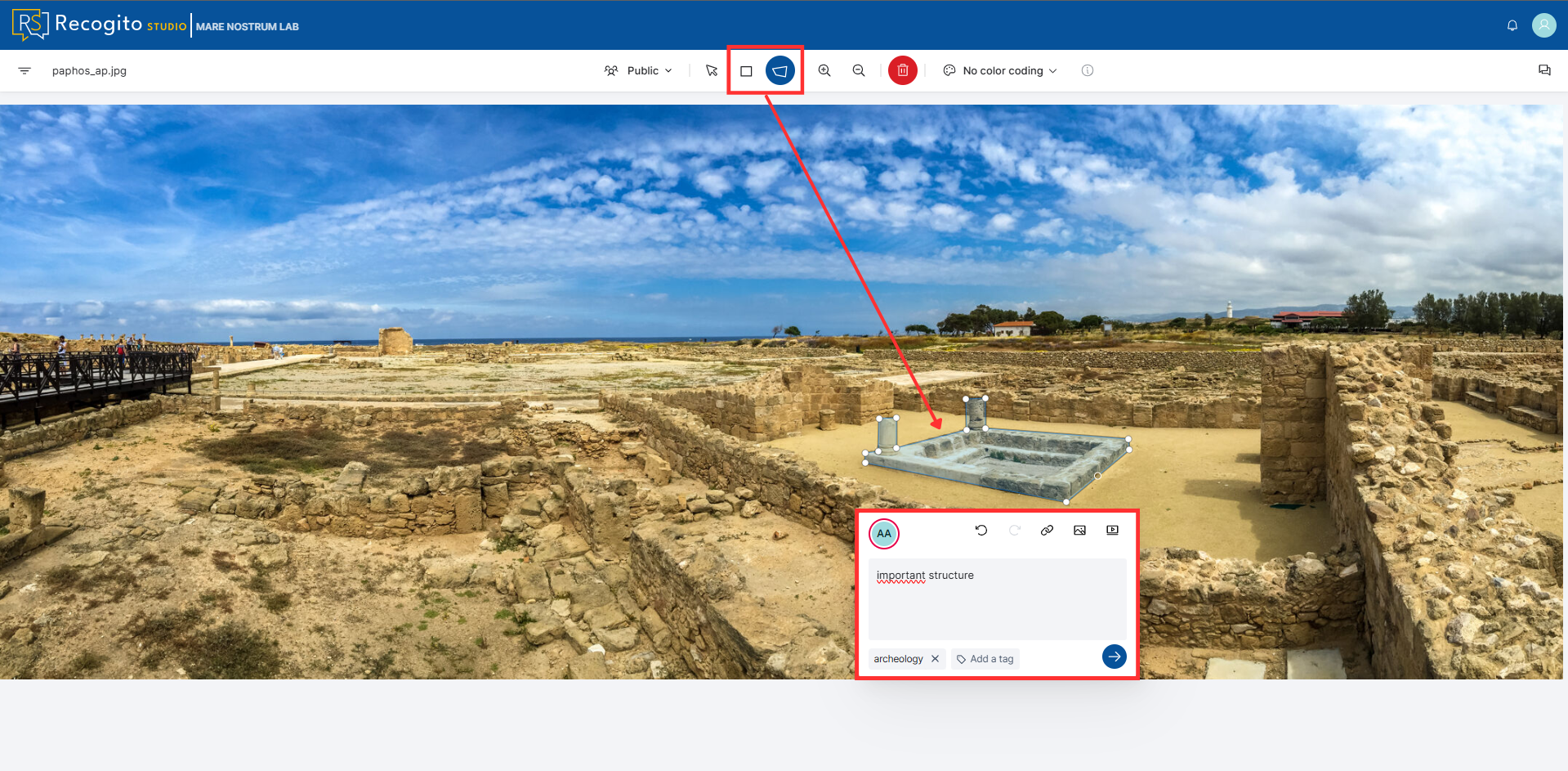 Image annotation